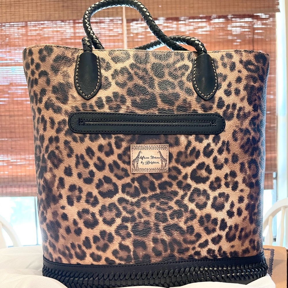 Brighton Leopard Tote Bag